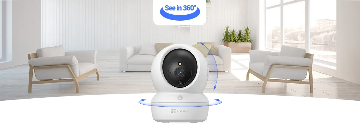 Caméra EZVIZ H6c 2K intérieure Dar Bouazza Casablanca