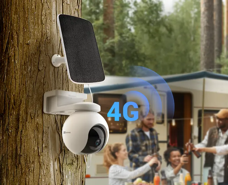 Caméra EZVIZ EB8 Pro 4G avec panneau solaire Dar Bouazza